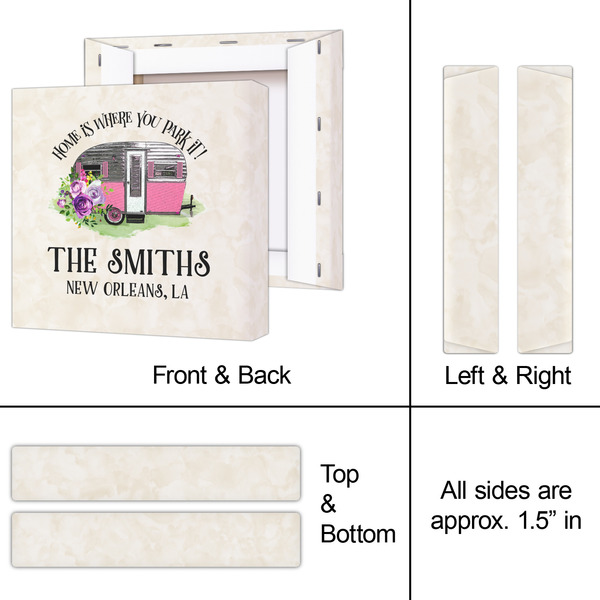 Camper 8x8 - Canvas Print - Approval