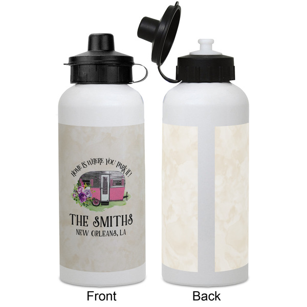 Camper Aluminum Water Bottle - White APPROVAL