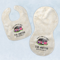 Camper Baby Bib & Burp Set w/ Name or Text