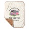 Camper Sherpa Baby Blanket - 30" x 40" w/ Name or Text