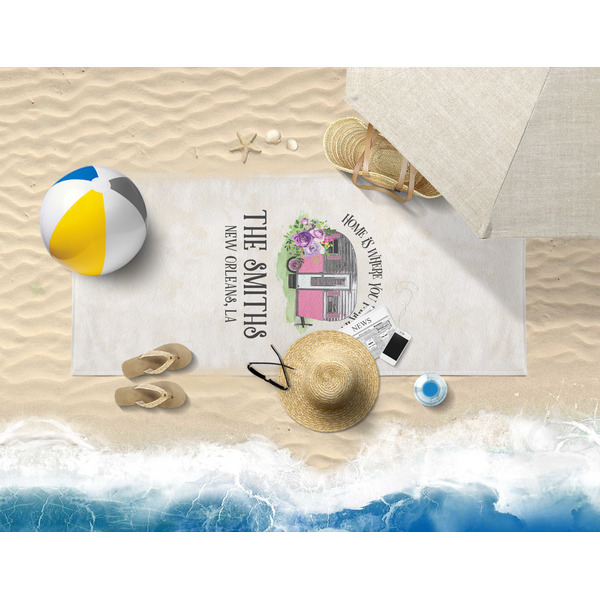 Camper Beach Towel Lifestyle