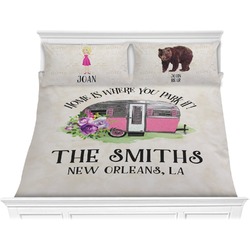 Camper Comforter Set - King (Personalized)