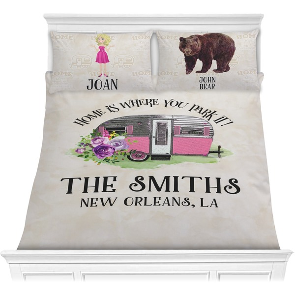Custom Camper Comforter Set - Full / Queen (Personalized)