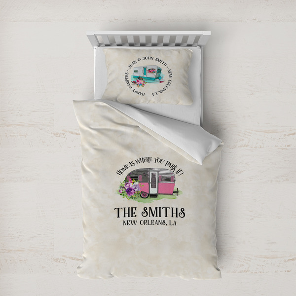 Custom Camper Duvet Cover Set - Twin XL (Personalized)