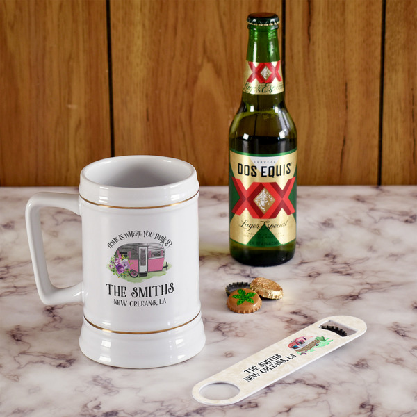 Camper Beer Stein - In Context