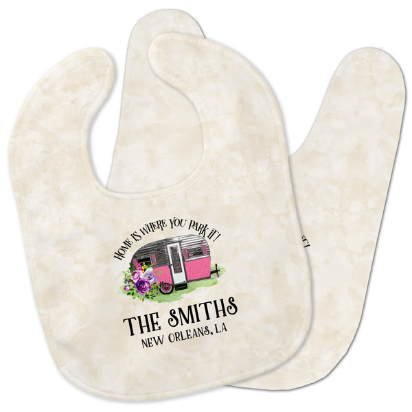 Custom Camper Baby Bib w/ Name or Text