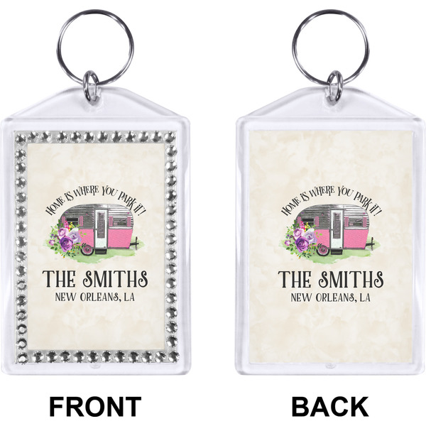 Camper Bling Keychain (Front + Back)