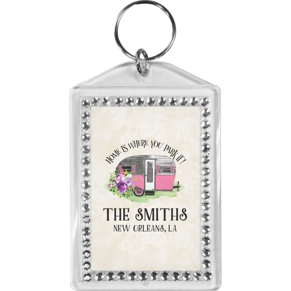Custom Camper Bling Keychain (Personalized)
