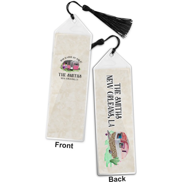 Camper Bookmark with tassel - Front and Back