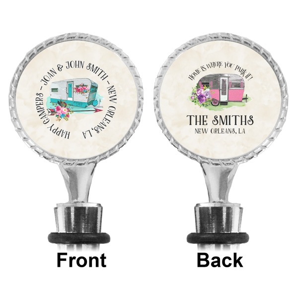 Camper Bottle Stopper - Front and Back