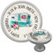 Camper Cabinet Knob (Silver) (Personalized)