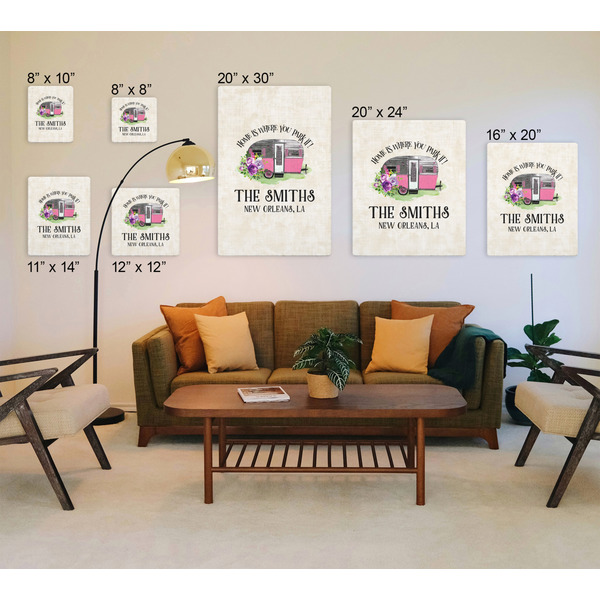 Camper Canvas Prints - Multiple Sizes