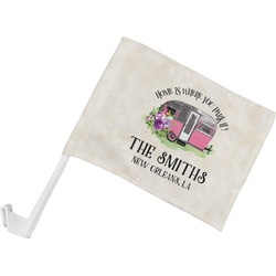 Camper Car Flag - Small w/ Name or Text