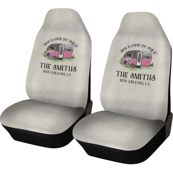 Custom Camper Car Seat Covers (Set of Two) (Personalized)
