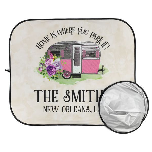 Camper Car Sun Shades - FOLDED & UNFOLDED