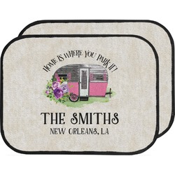 Camper Car Floor Mats (Back Seat) (Personalized)