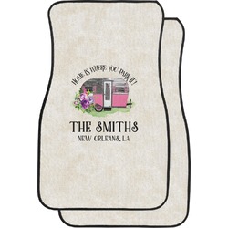 Camper Car Floor Mats (Front Seat) (Personalized)