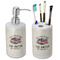 Camper Ceramic Bathroom Accessories Set (Personalized)