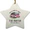 Camper Star Ceramic Ornament w/ Name or Text