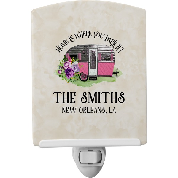 Custom Camper Ceramic Night Light (Personalized)