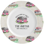 Camper Ceramic Dinner Plates (Set of 4) (Personalized)