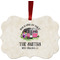 Camper Christmas Ornament (Front View)