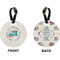 Camper Circle Luggage Tag (Front + Back)