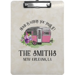 Camper Clipboard (Letter Size) (Personalized)