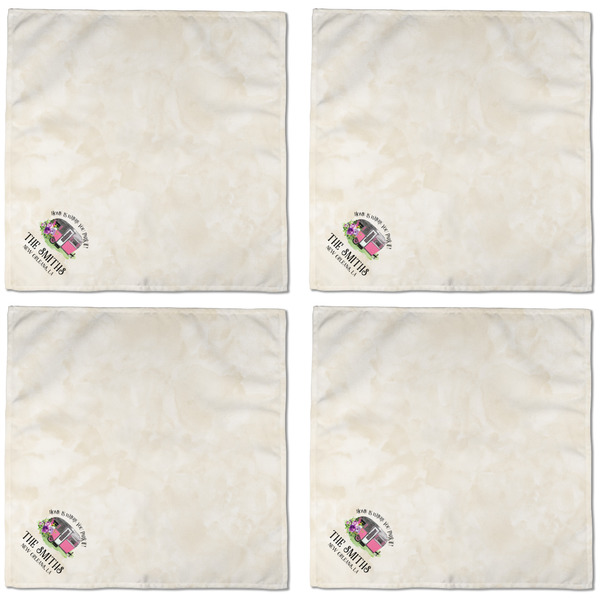 Camper Cloth Napkins - Personalized Dinner (APPROVAL) Set of 4