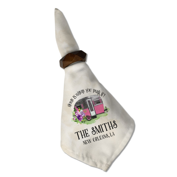 Camper Cloth Napkins - Personalized Dinner (Folded in Ring) (MAIN)