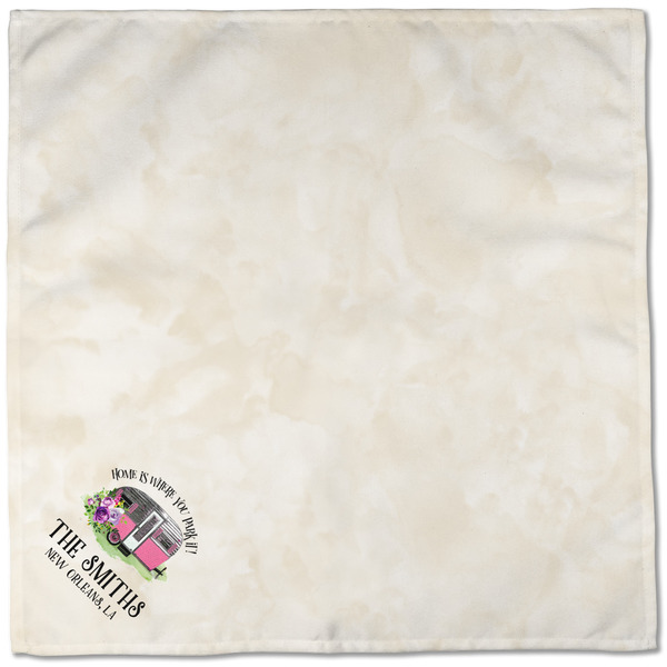 Camper Cloth Napkins - Personalized Dinner (Full Open)