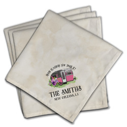 Camper Cloth Napkins (Set of 4) (Personalized)