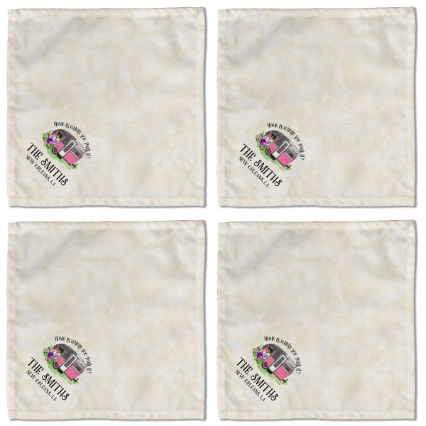 Camper Cloth Napkins - Personalized Lunch (APPROVAL) Set of 4
