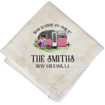 Camper Cloth Cocktail Napkin - Single w/ Name or Text