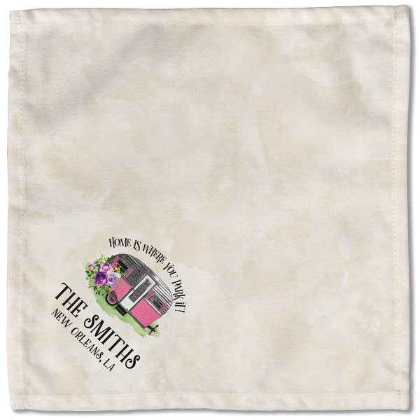 Camper Cloth Napkins - Personalized Lunch (Single Full Open)