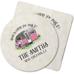 Camper Rubber Backed Coaster (Personalized)