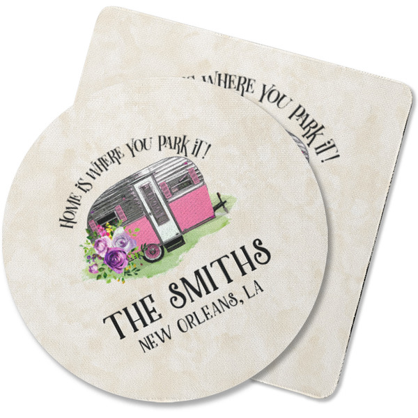 Custom Camper Rubber Backed Coaster (Personalized)