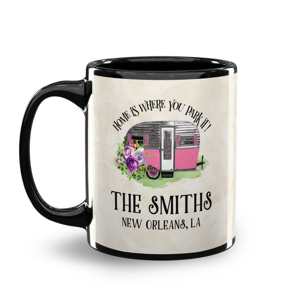 Camper Coffee Mug - 11 oz - Black