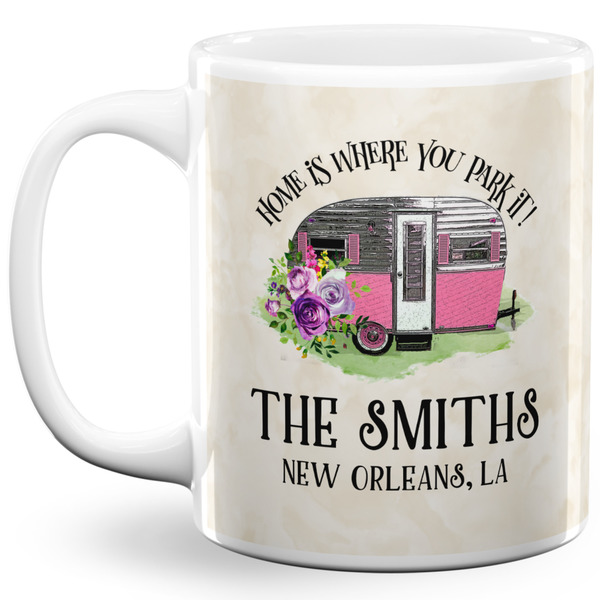 Custom Camper 11 Oz Coffee Mug - White (Personalized)