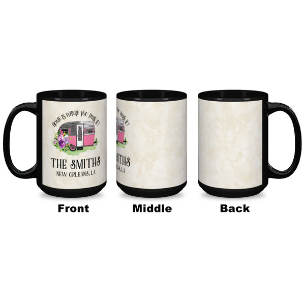 Camper Coffee Mug - 15 oz - Black APPROVAL
