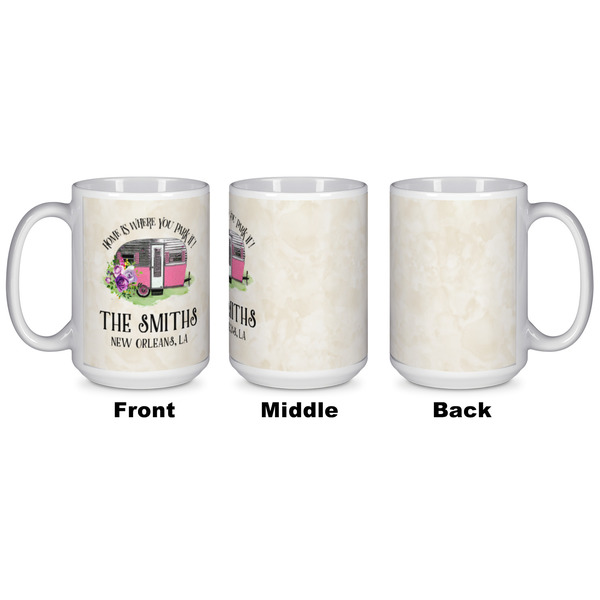 Camper Coffee Mug - 15 oz - White APPROVAL