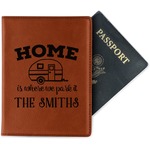 Camper Passport Holder - Faux Leather (Personalized)