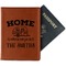 Camper Cognac Leather Passport Holder With Passport - Main