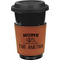 Camper Cognac Leatherette Mug Sleeve - Front