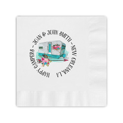 Camper Coined Cocktail Napkins (Personalized)
