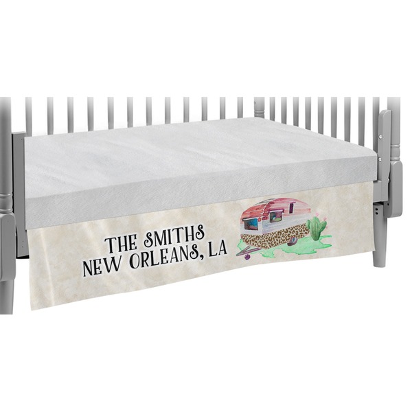 Custom Camper Crib Skirt (Personalized)