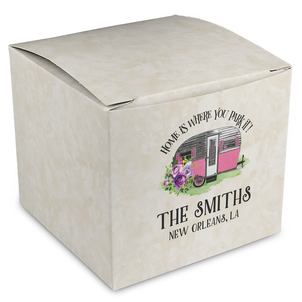 Custom Camper Cube Favor Gift Boxes (Personalized)