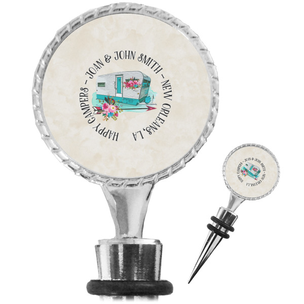 Custom Camper Wine Bottle Stopper (Personalized)