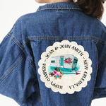Camper Twill Iron On Patch - Custom Shape - 3XL (Personalized)