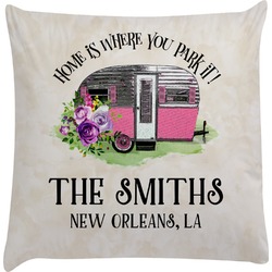 Camper Decorative Pillow Case (Personalized)